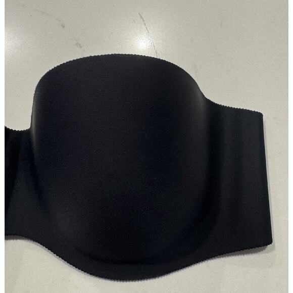 Felina Black Hint of Skin Contour Strapless Bra Womens Underwire Size 34B - Picture 2 of 8